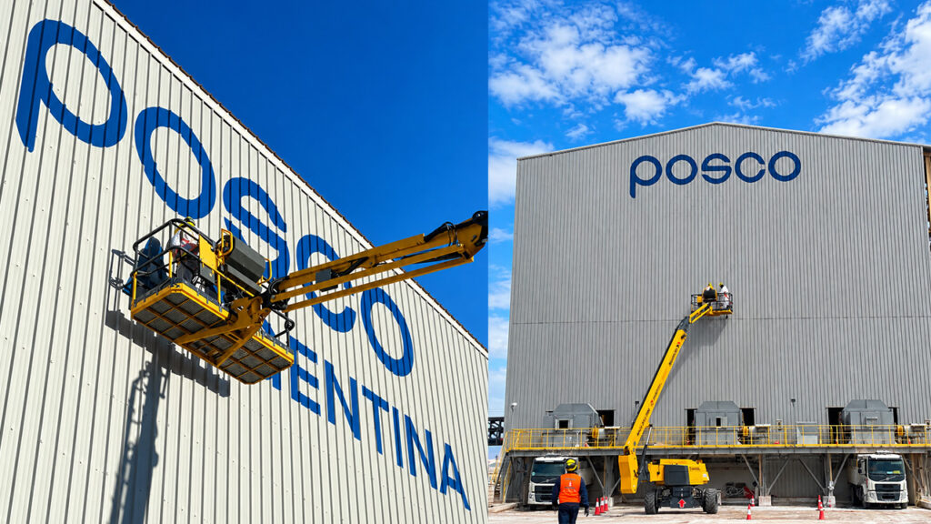 Identidad a gran escala: trabajo de pintura para POSCO Argentina en la Puna